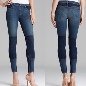 Hudson patchwork skinny jeans